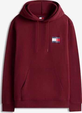 Sweat-shirt 'ESSENTIAL' Tommy Jeans en rouge : devant