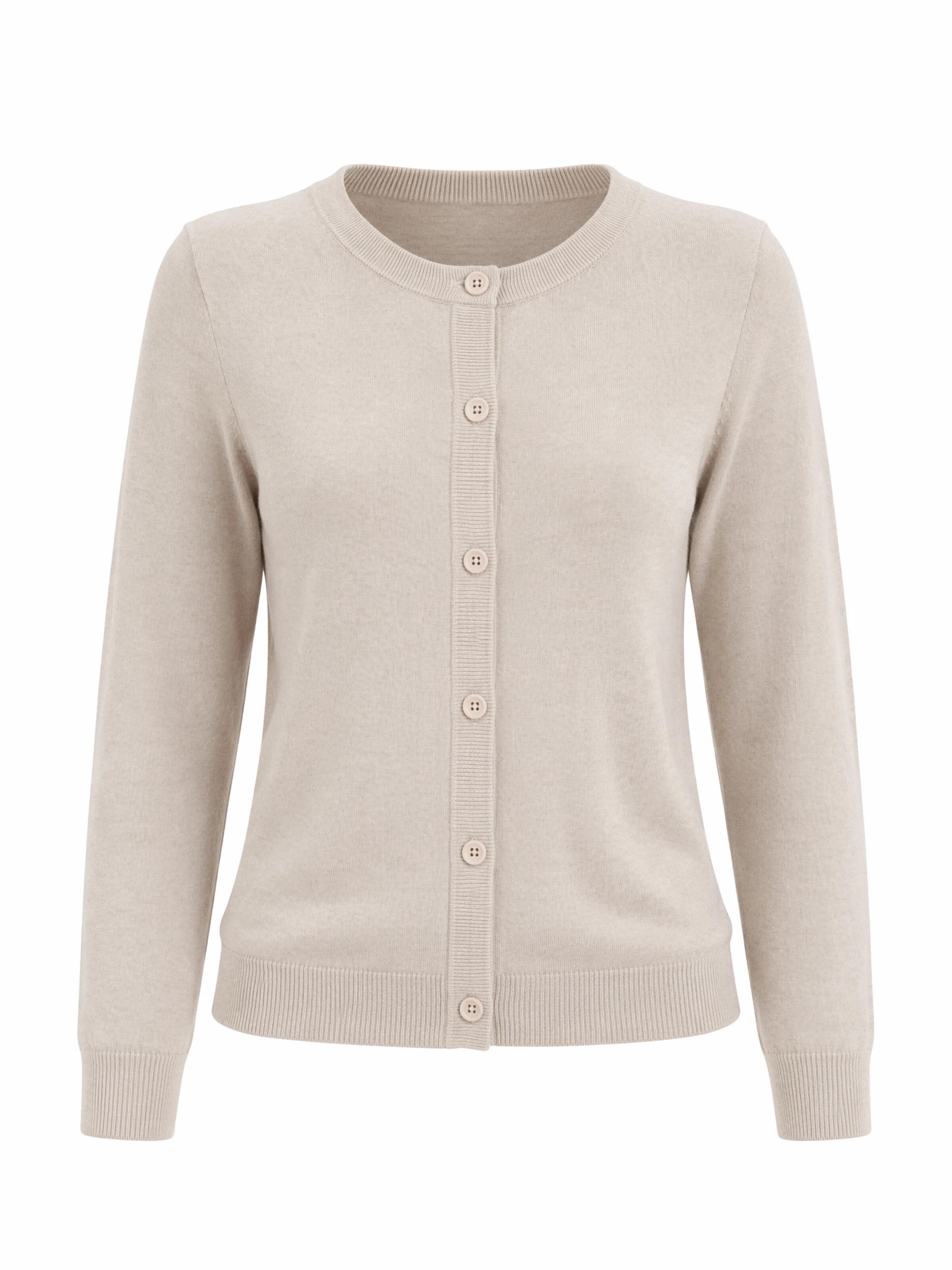 ARACH&CLOZ Knit Cardigan 'Strickjacke Damen Cardigan-Pullover Lässige Strickjacken Business-Casual-Outfit-Oberteil' in Orange: front