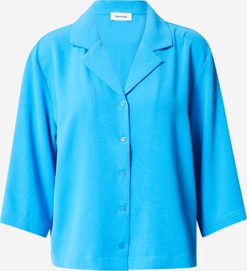 modström Bluse 'Aaliyah' in Blau: predná strana