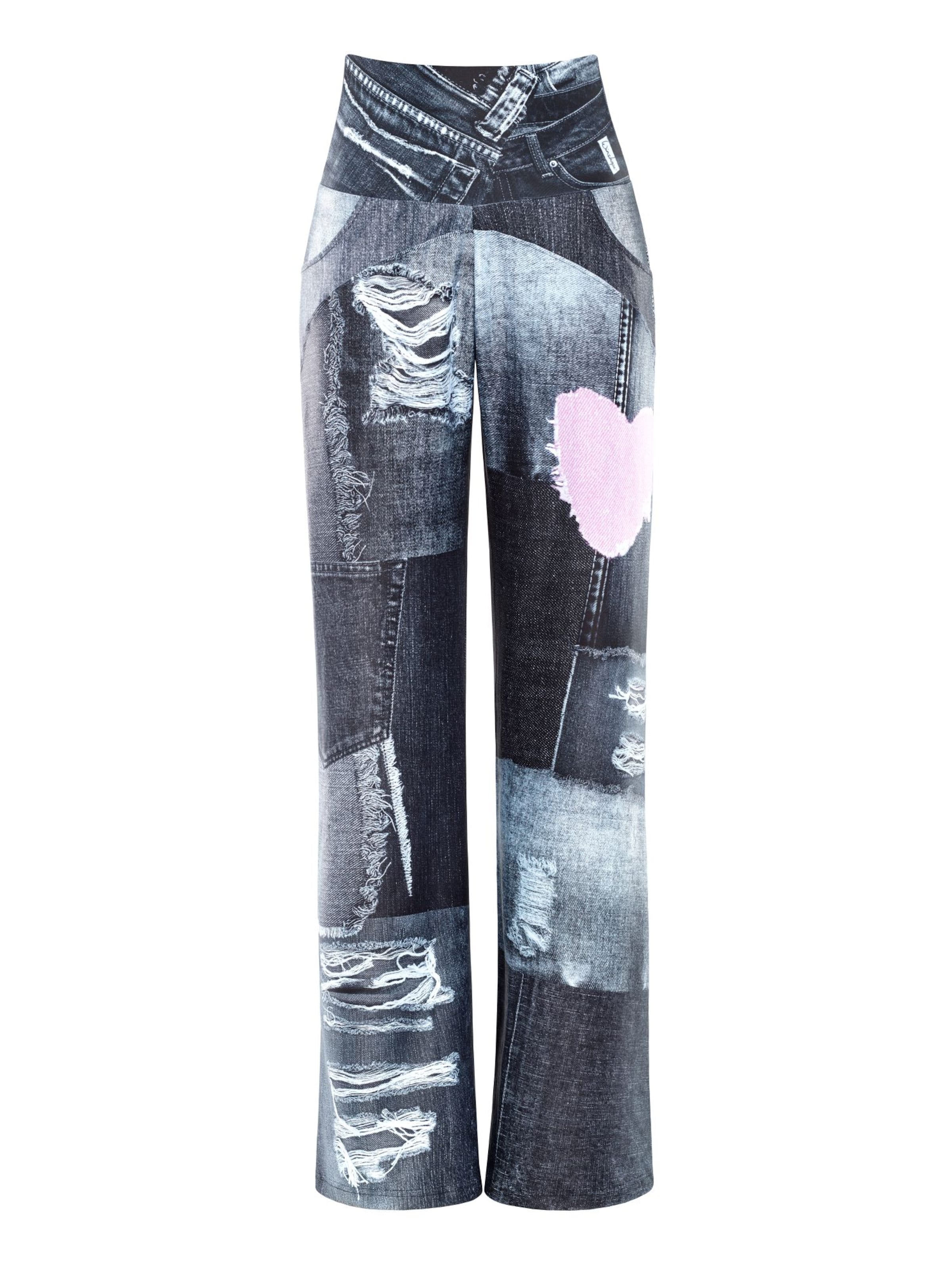 Regular Pantalon 'CUL105C' Winshape en gris : devant