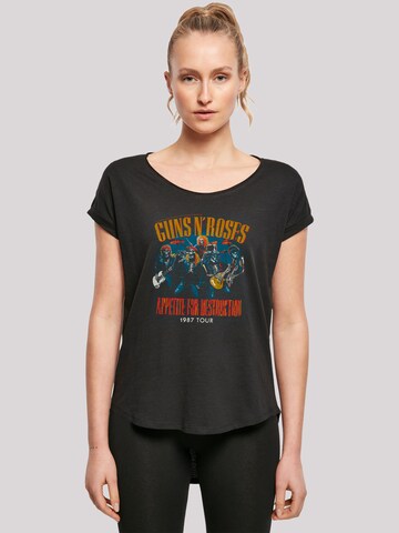 T-shirt F4NT4STIC en noir : devant