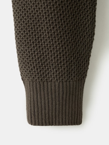 MANGO MAN Cardigan 'Salsa' i brun