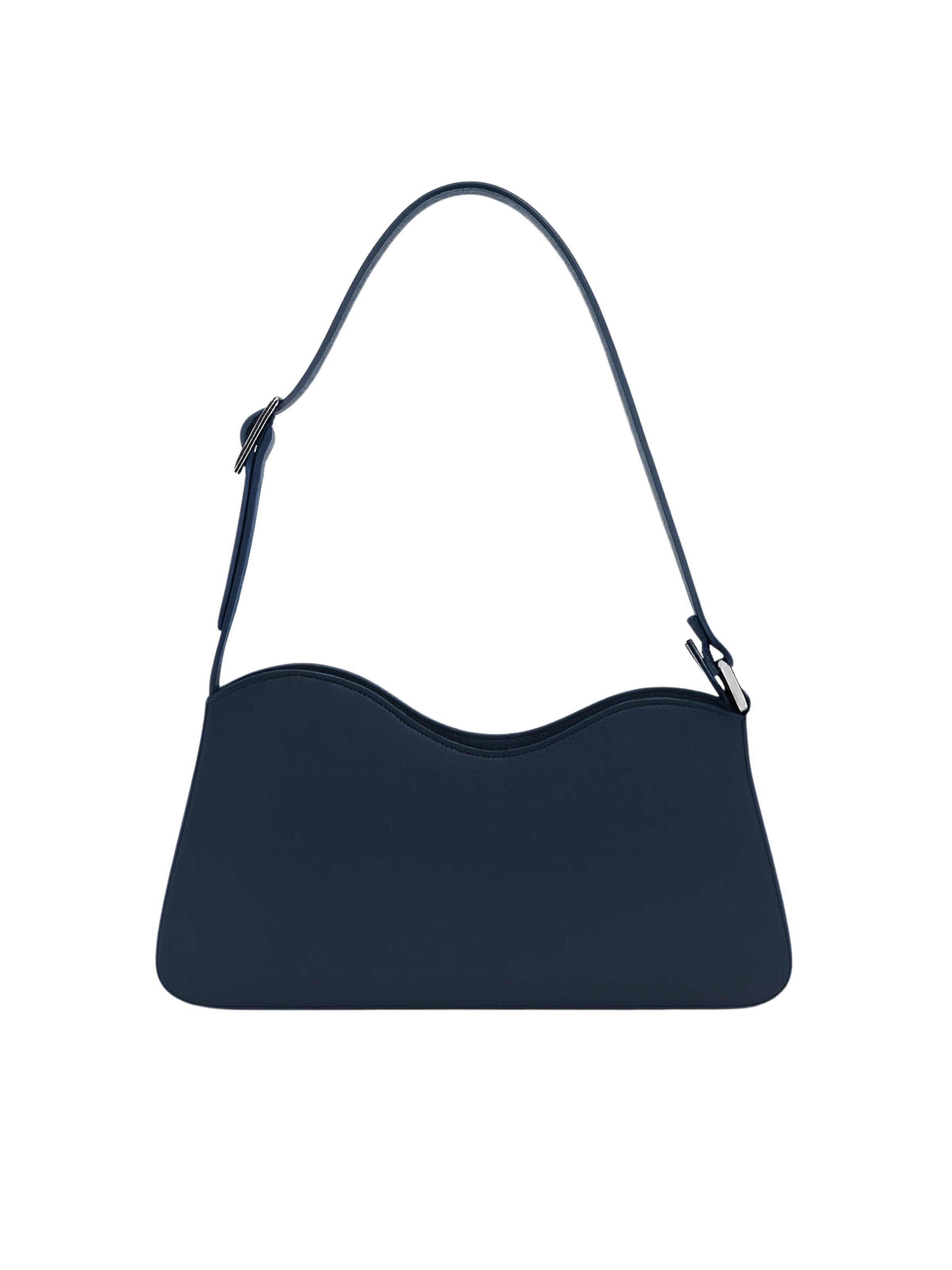 PURE Studios Schoudertas 'MILEVA' in Blauw: voorkant