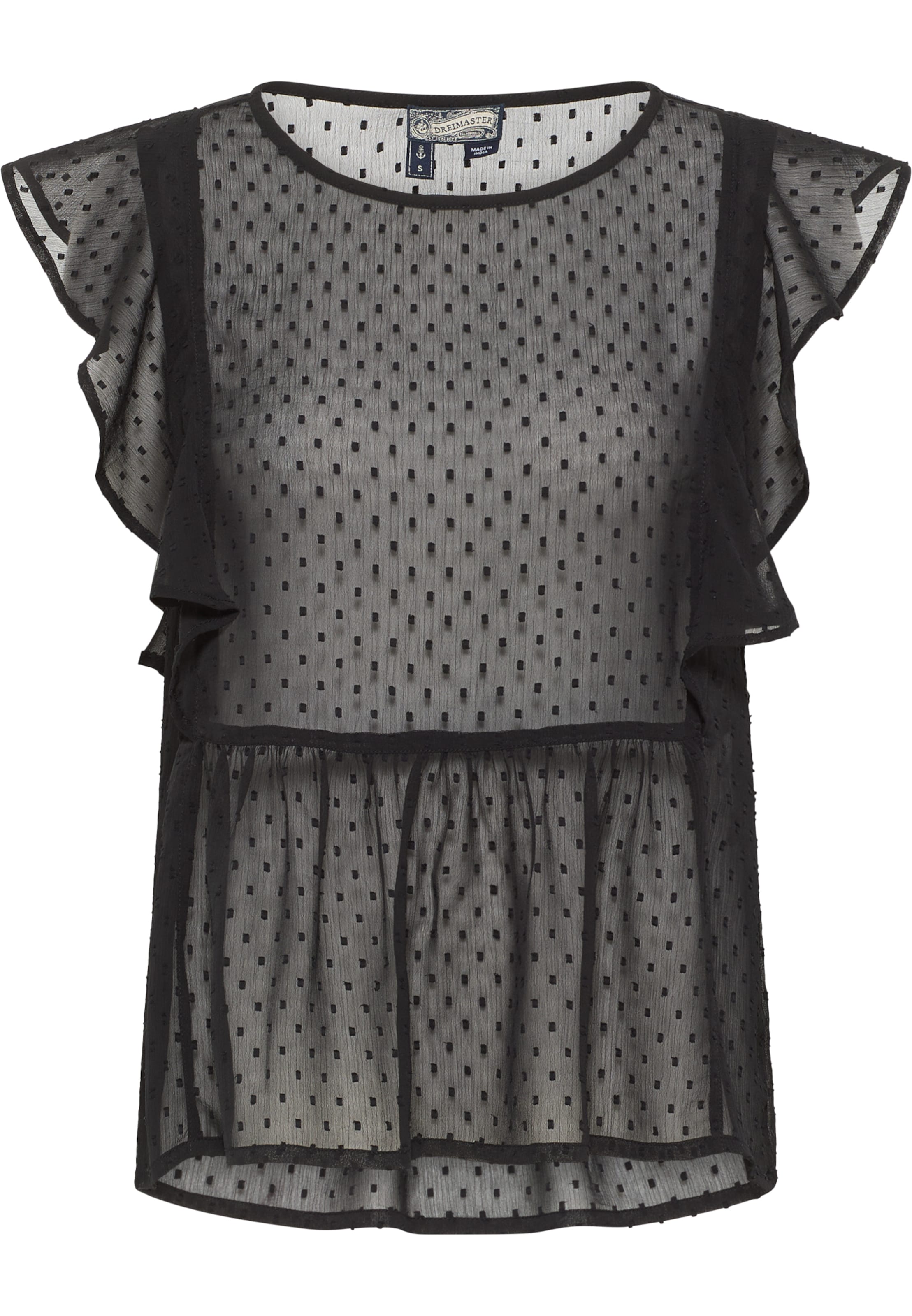 DreiMaster Vintage Блузка в Черный: спереди