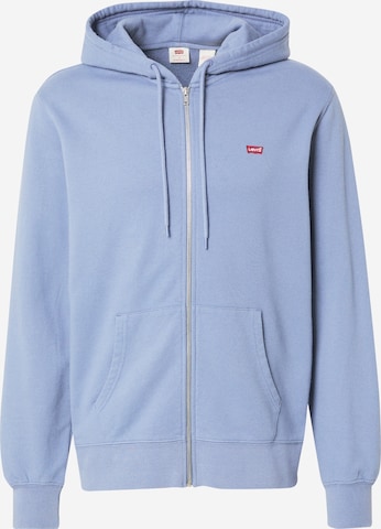 LEVI'S ® - Casaco em moletão 'The Original' em azul: frente