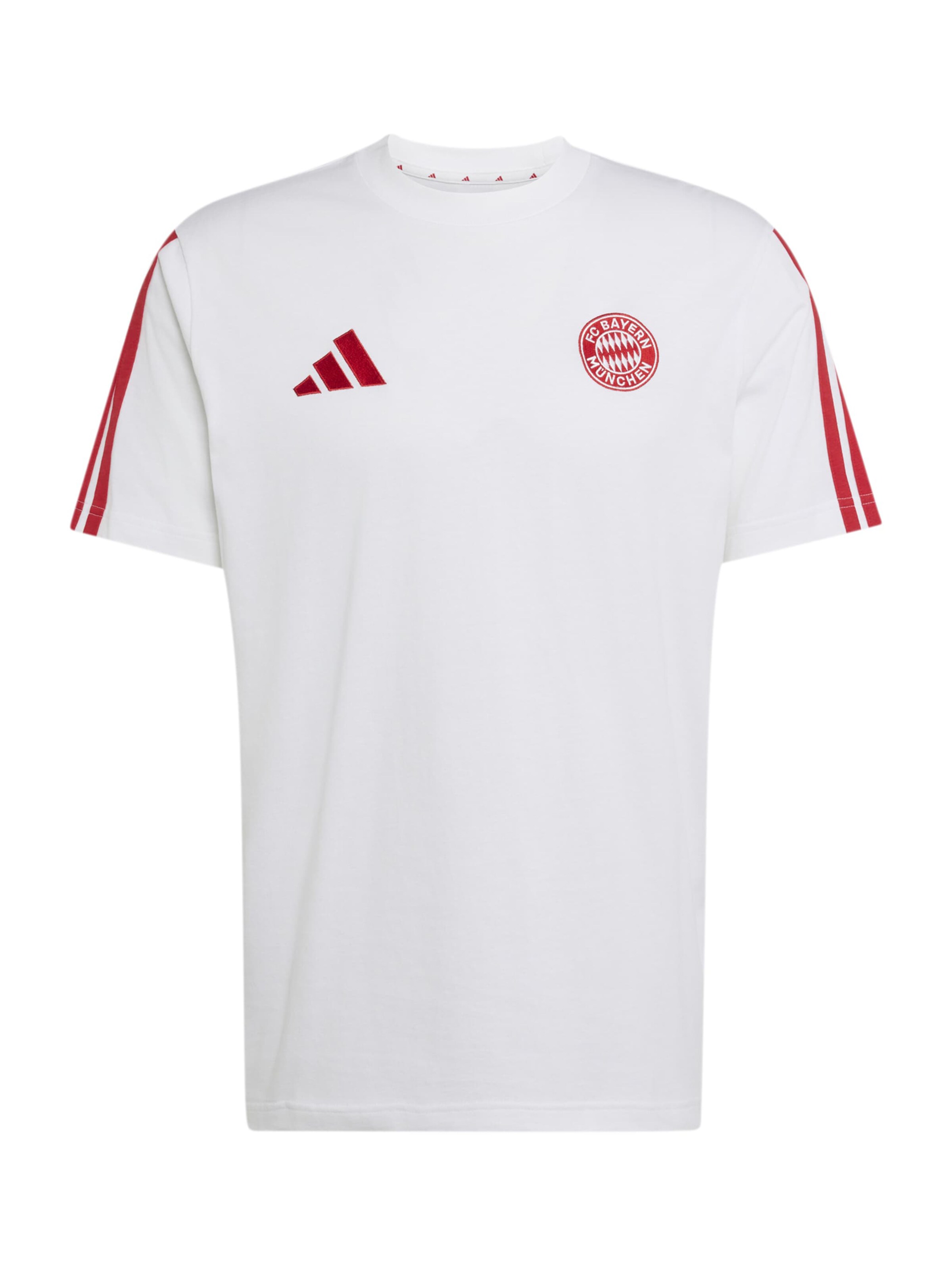 ADIDAS PERFORMANCE Функциональная футболка 'FCB DNA' в Темно-красный / Белый, Обзор товара