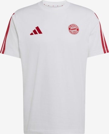 ADIDAS PERFORMANCE - Camisa funcionais 'FCB DNA' em branco: frente