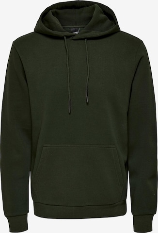 Only & Sons Sweatshirt 'Ceres' in Green: front