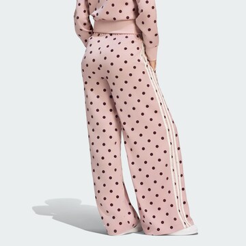 Wide leg Pantaloni di ADIDAS ORIGINALS in lilla