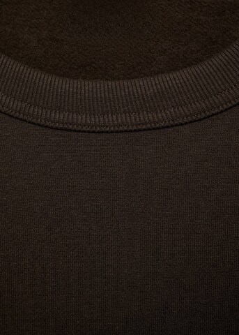 MANGO MAN Sweatshirt 'Nola' in Brown