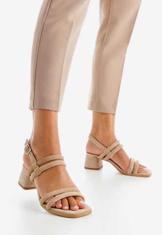 LLOYD Sandals in Beige: front