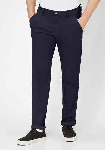 REDPOINT Slimfit Chinohose in Blau: predná strana