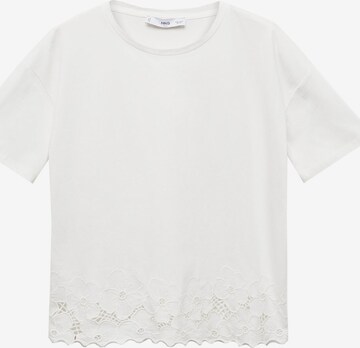 T-shirt 'LINDA' MANGO en blanc : devant