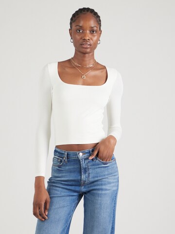 Miss Selfridge - Camiseta en beige: frente