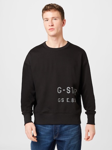 G-Star RAW Sweatshirt in Blauw: voorkant