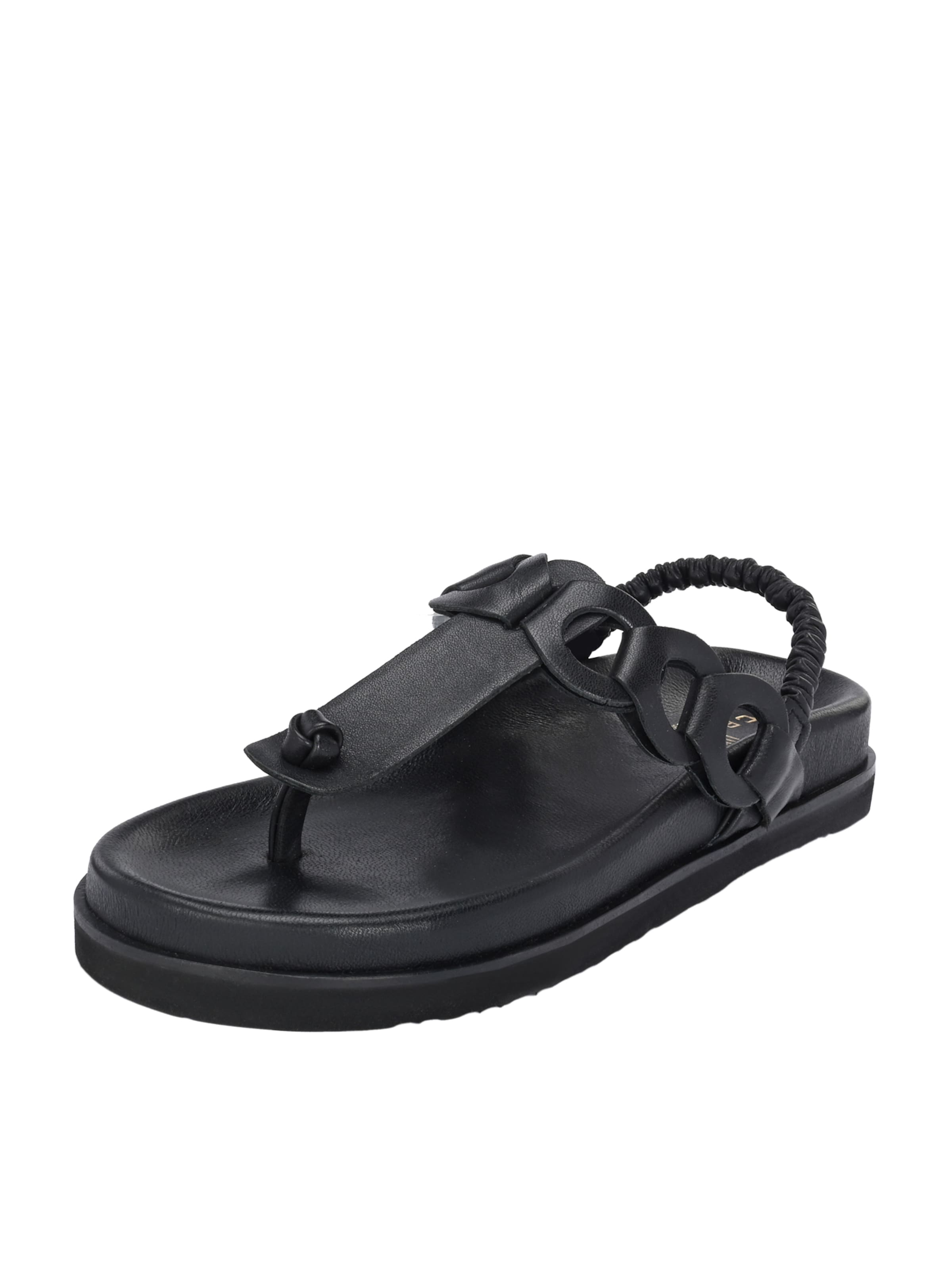 Crickit T-bar sandals in Black: front