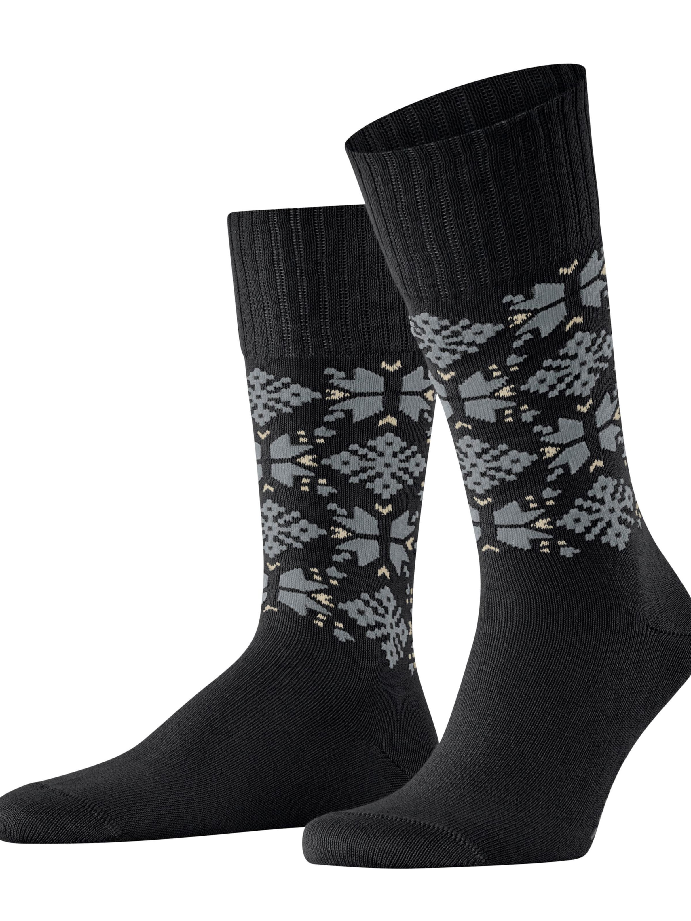 ESPRIT Socken 'Winter Star'‌‌‌‌‌‌‌‌ in Schwarz: Vorderseite