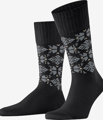 ESPRIT Socken 'Winter Star' in Schwarz: Vorderseite