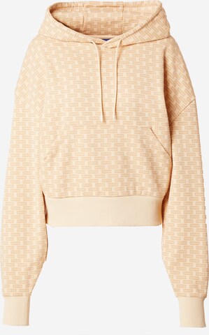 Sweat-shirt HUGO en beige : devant