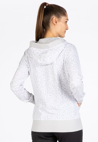 ViertelMond Zip-Up Hoodie 'Valentine' in Beige