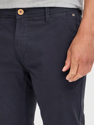 BLEND Slim fit Chino Pants 'Natan' in Blue