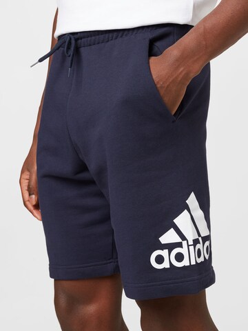 ADIDAS SPORTSWEARregular Sportske hlače 'Essentials' - plava boja