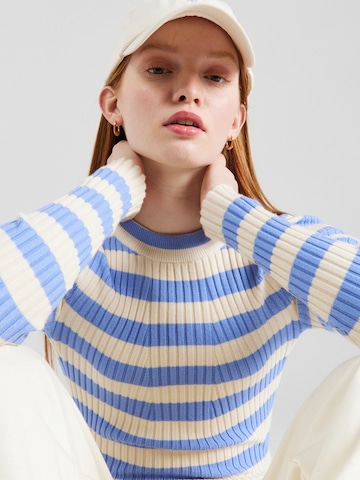 PIECES Pullover 'CRISTA' in Blau