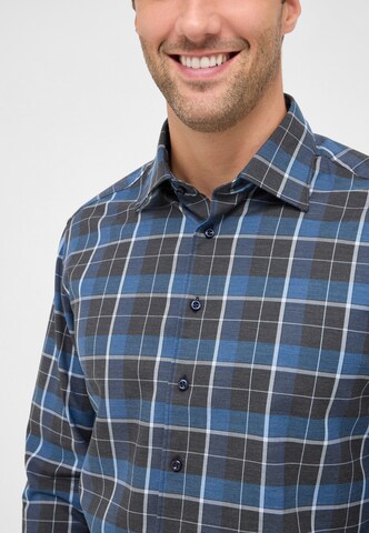 ETERNA Regular fit Button Up Shirt 'MODERN FIT' in Blue