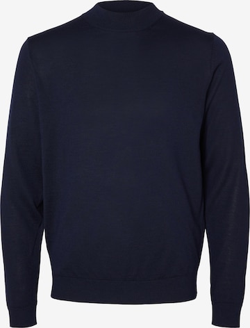 Pull-over SELECTED HOMME en bleu : devant