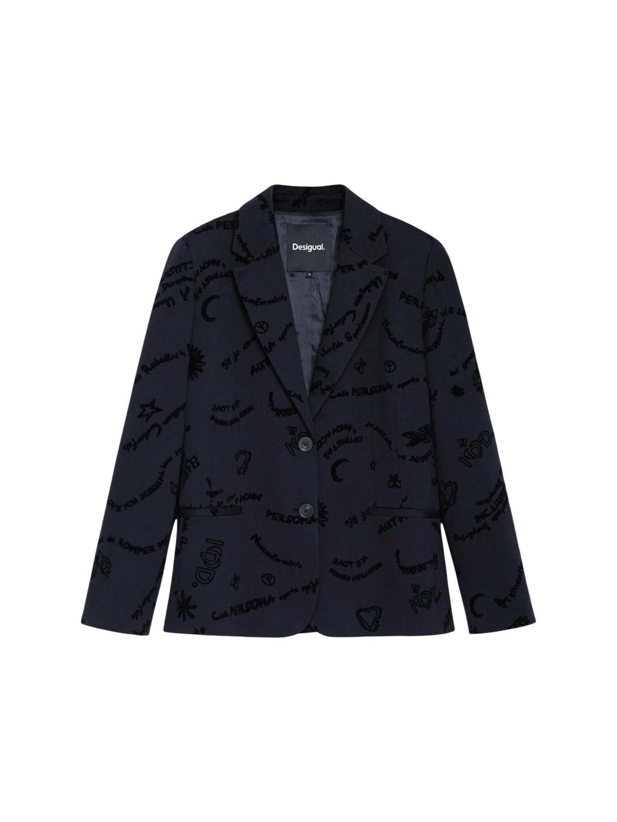 Blazer 'AME_DORA 26WWEW44' Desigual en noir : devant