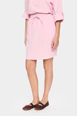 SAINT TROPEZ Sukně 'Zalinda' – pink: přední strana