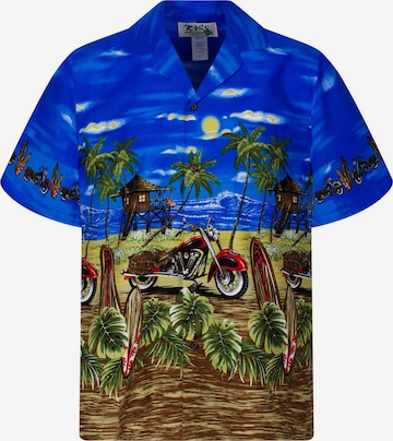 Coupe regular Chemise 'Bike' KY's en bleu : devant