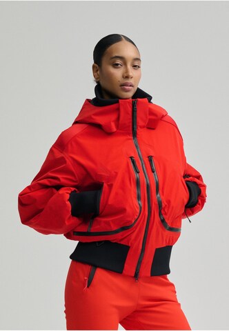 elho NOVA 3L PADDED PERFORMANCE BOMBER JACKET ' ' in Rot: Vorderseite