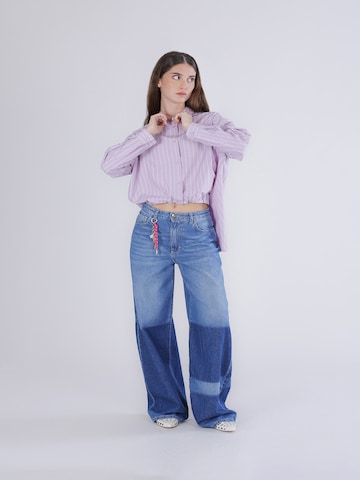 CAFè NOIR Blouse in Lila
