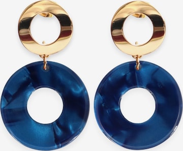 Fräulein Wunder - Brincos 'Acetat Adua' em azul: frente