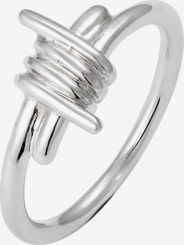 Bague KUZZOI en argent : devant