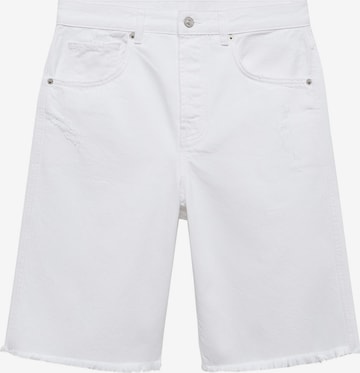 MANGO Loosefit Jeans 'Vera' in Wit: voorkant