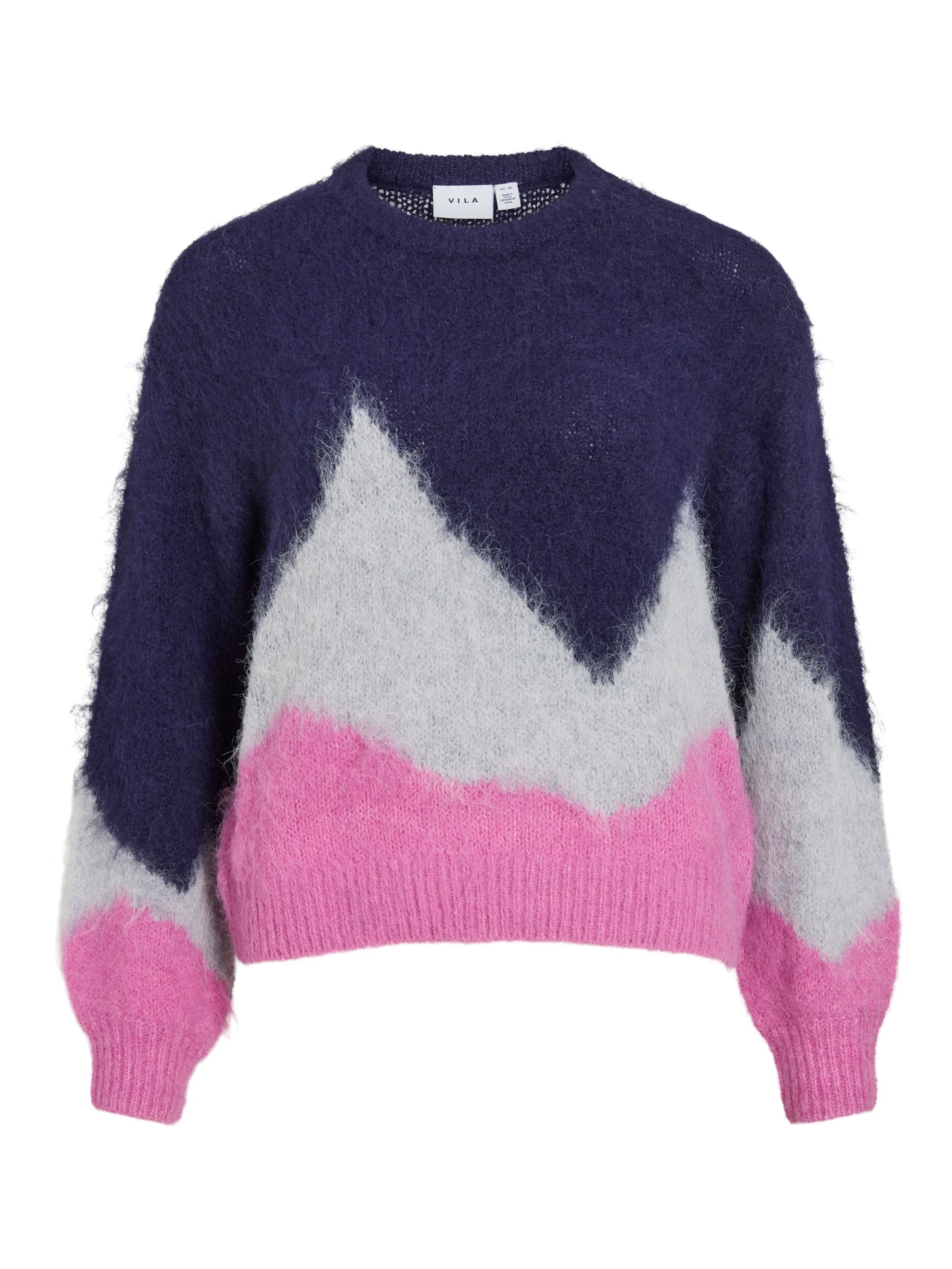 VILA Sweater 'VIJanna' in Mixed colors: front
