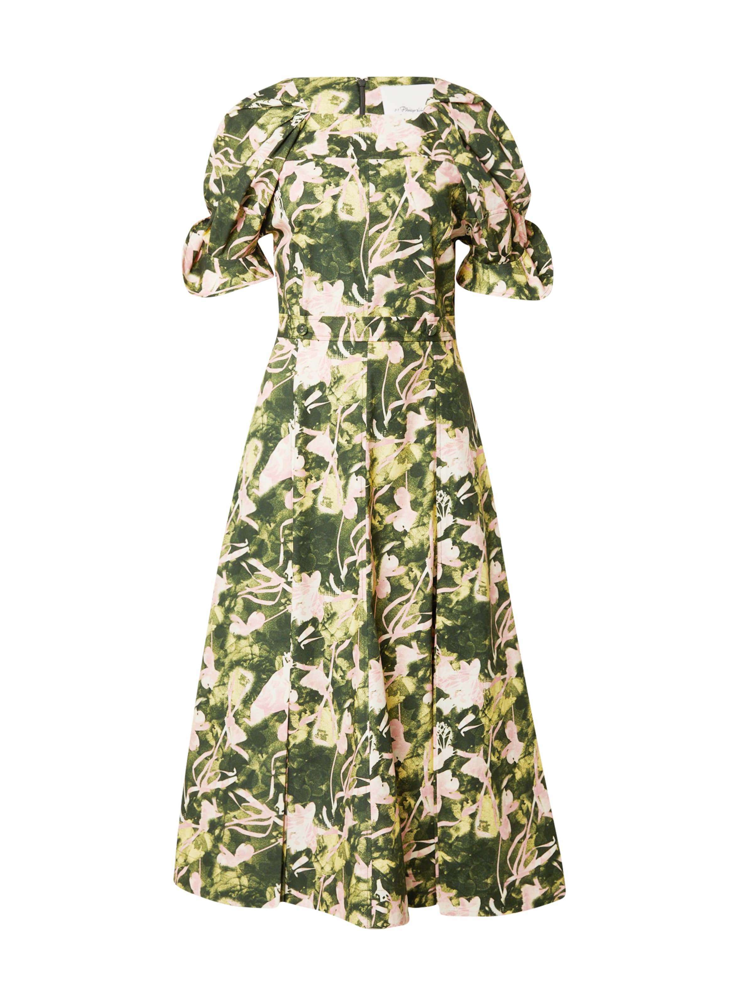 3.1 Phillip Lim Dress 'COLLAPSED' in Green: front