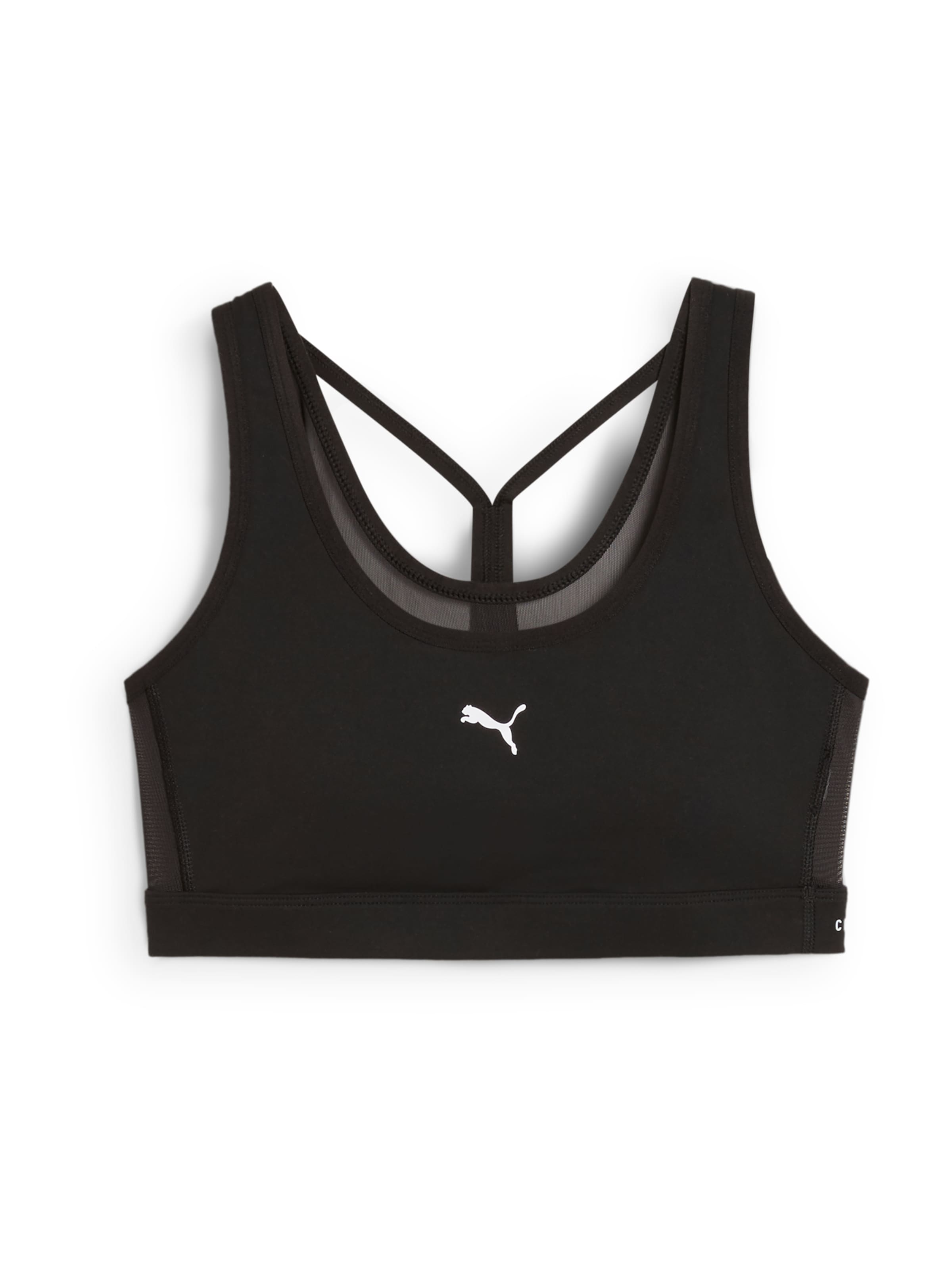 PUMA Bralette Sports bra '4Keeps Cloudspun' in Black: front