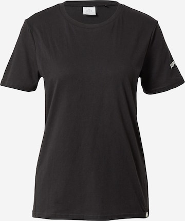 Superdry Performance Shirt in Black: front