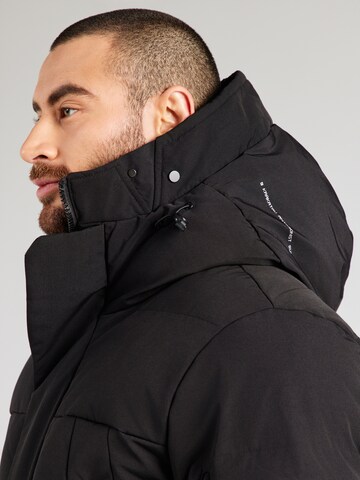 Krakatau Płaszcz zimowy 'STROFO' w kolorze czarny