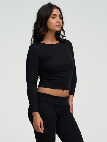 T-shirt 'Cotton Longsleeve' cfab (formerly creamy fabrics) en noir