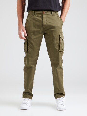 BLEND Regular Cargo trousers 'MORGAN' in Green: front