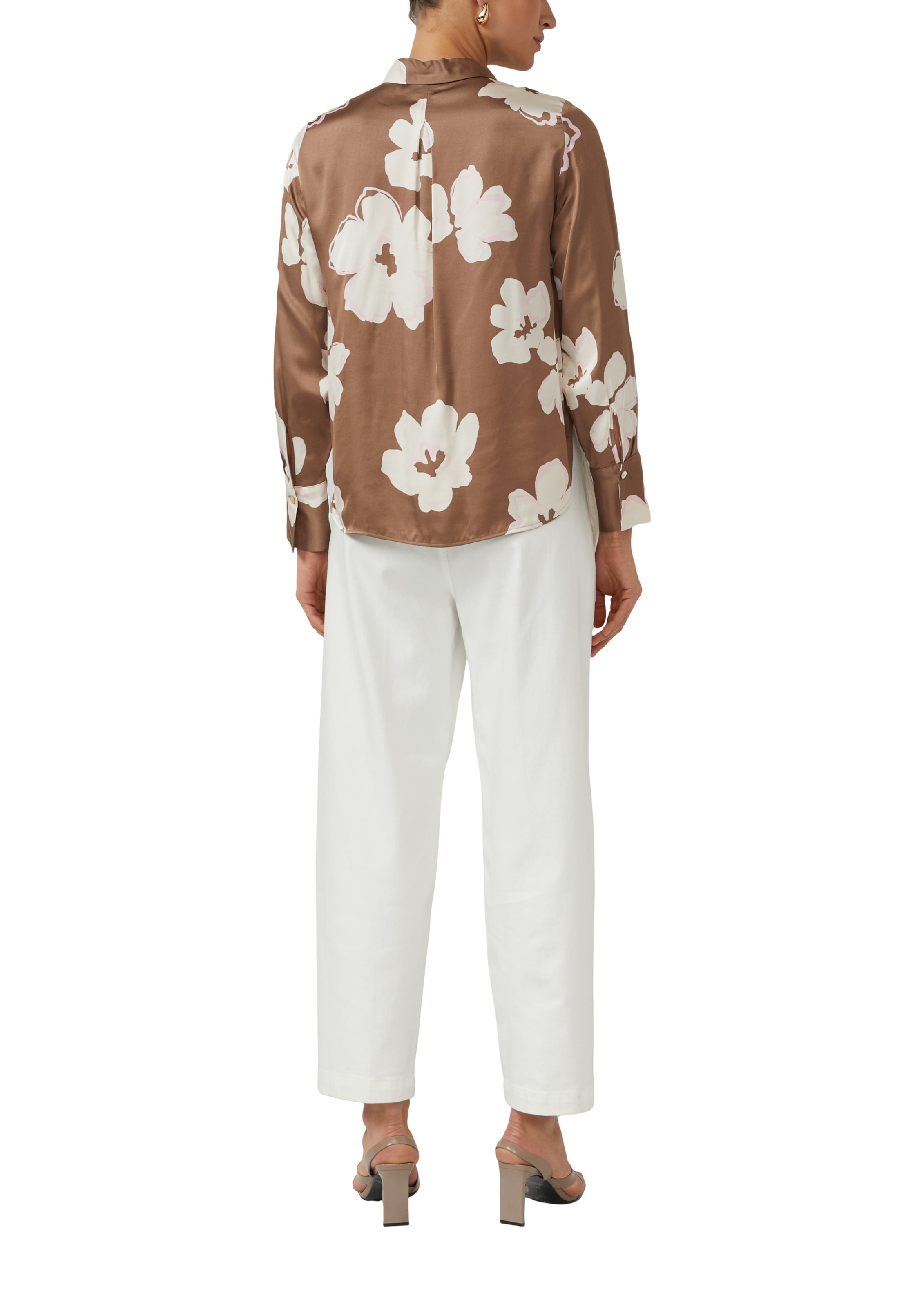 s.Oliver Blouse in Bruin