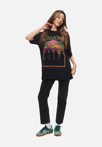 Recovered T-Shirt 'The Doors Faded Sun' in Schwarz