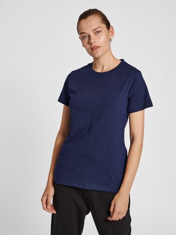 T-shirt Hummel en bleu : devant