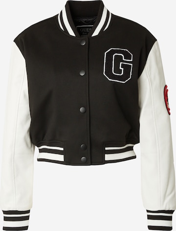 GUESS Jacke 'Bear Varsity' in Schwarz: predná strana