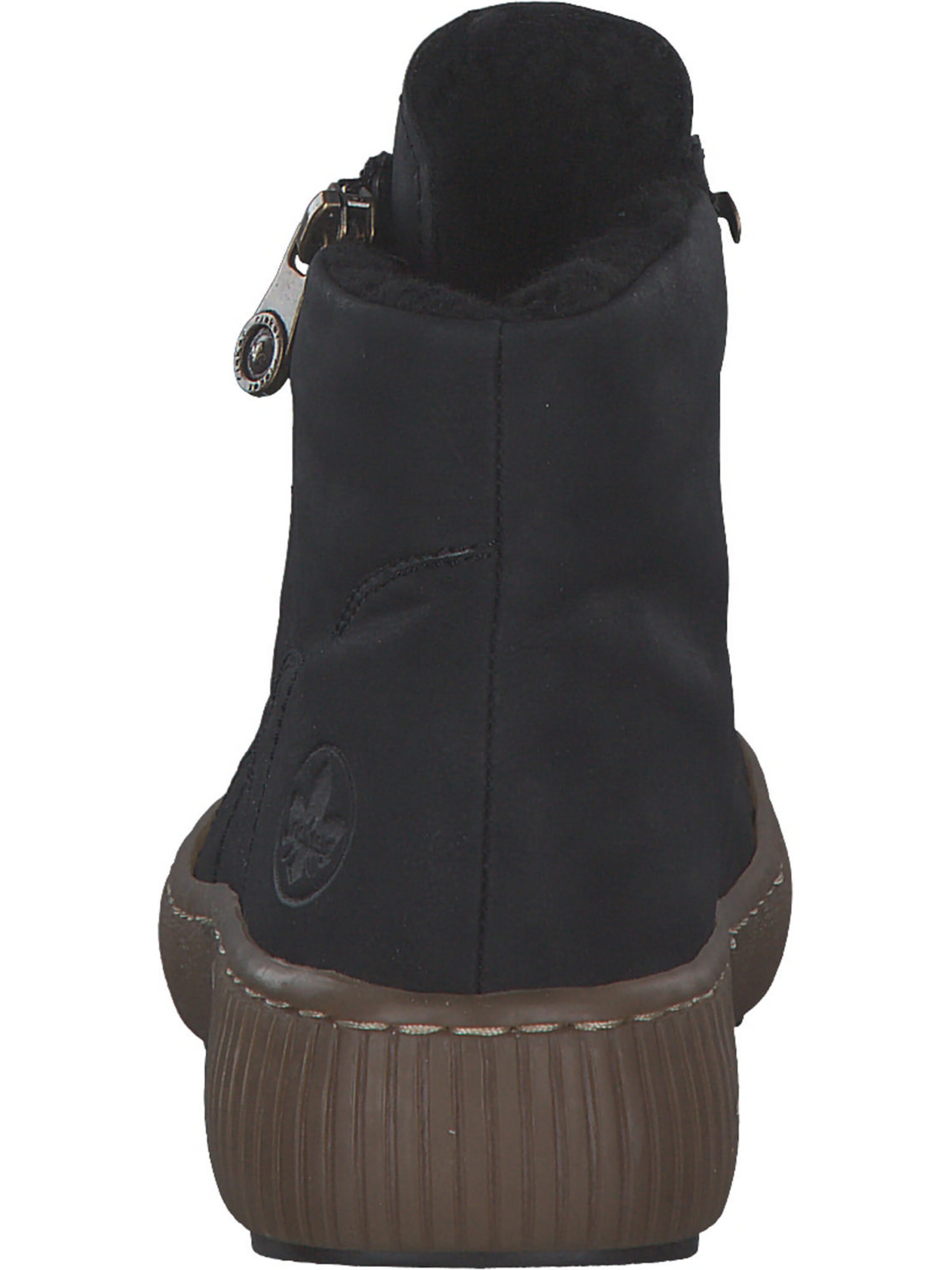 Rieker Schnürstiefelette in Schwarz