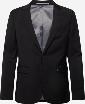 Coupe slim Veste de costume 'Essential' BURTON MENSWEAR LONDON en noir : devant